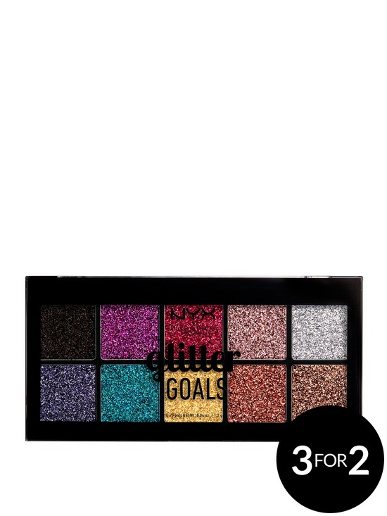front image of nyx-professional-makeup-glitter-goals-cream-pro-eye-shadow-palette