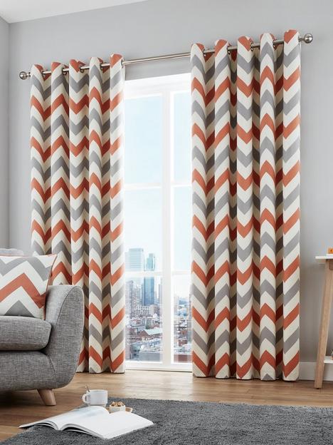 fusion-chevron-100-cotton-lined-eyelet-curtains