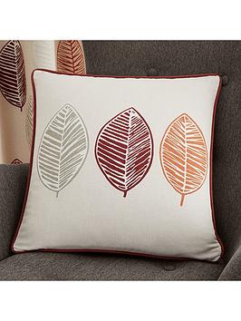 Very Scandi Leaf Filled Cushion Picture