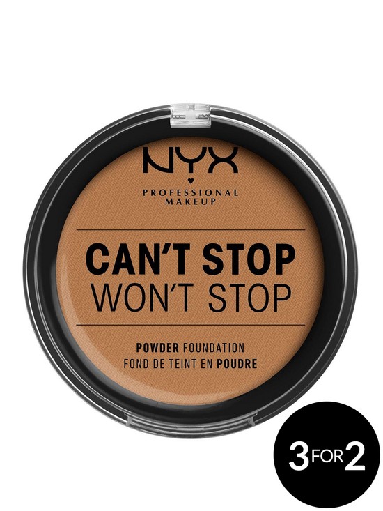 front image of nyx-professional-makeup-cant-stop-wont-stop-full-coverage-powder-foundation