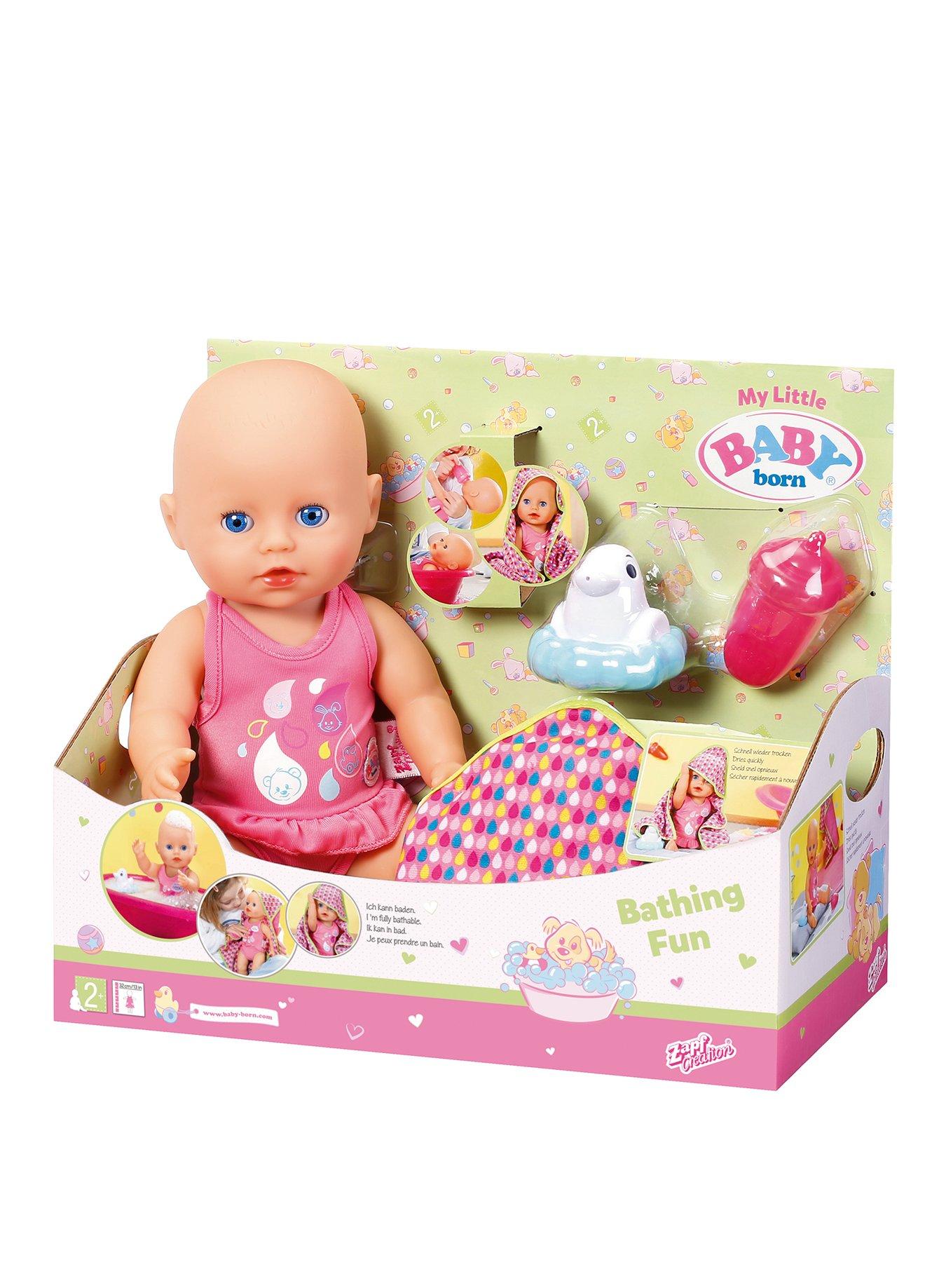 baby born bathing fun doll