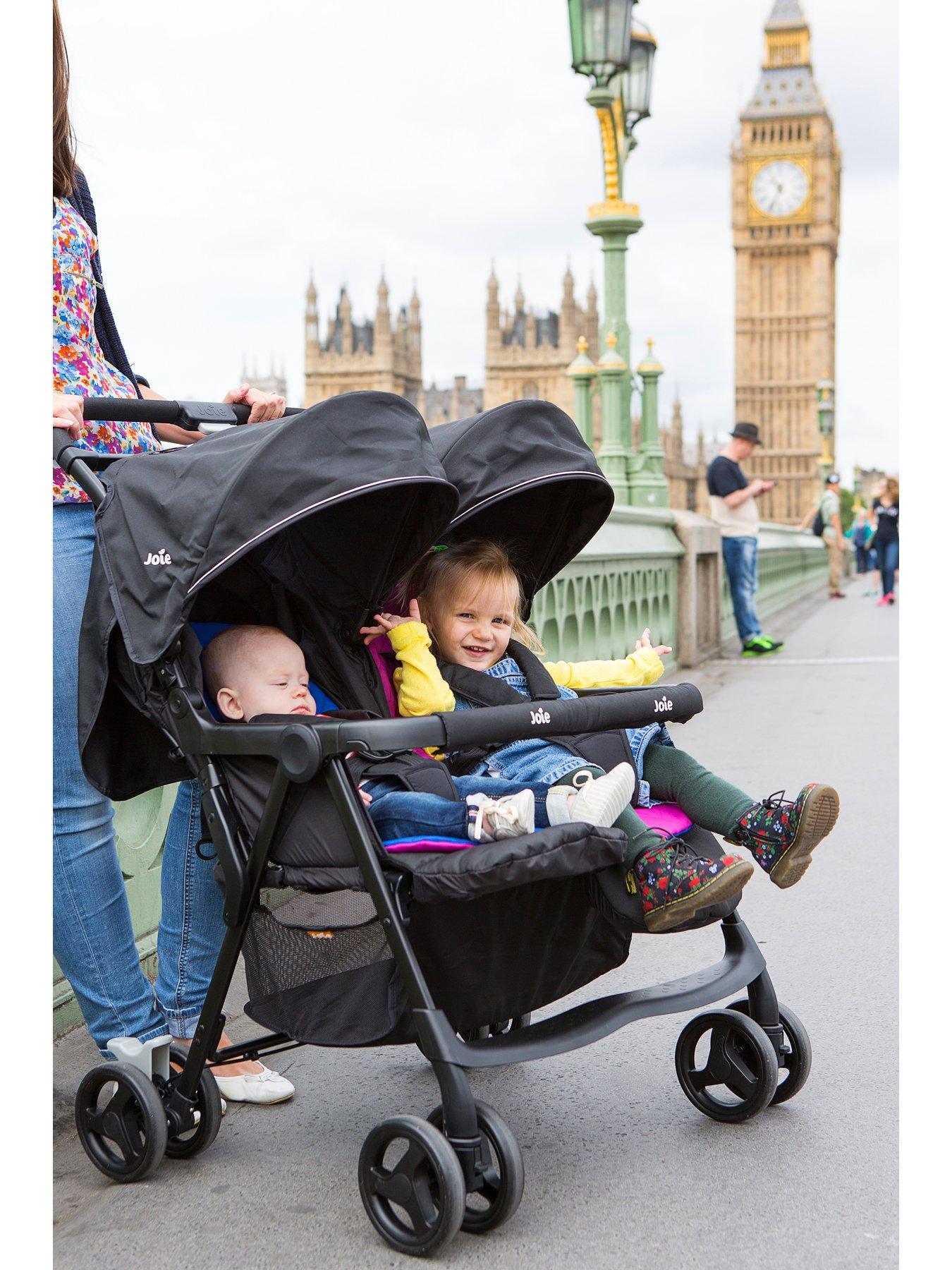 joie double stroller rain cover