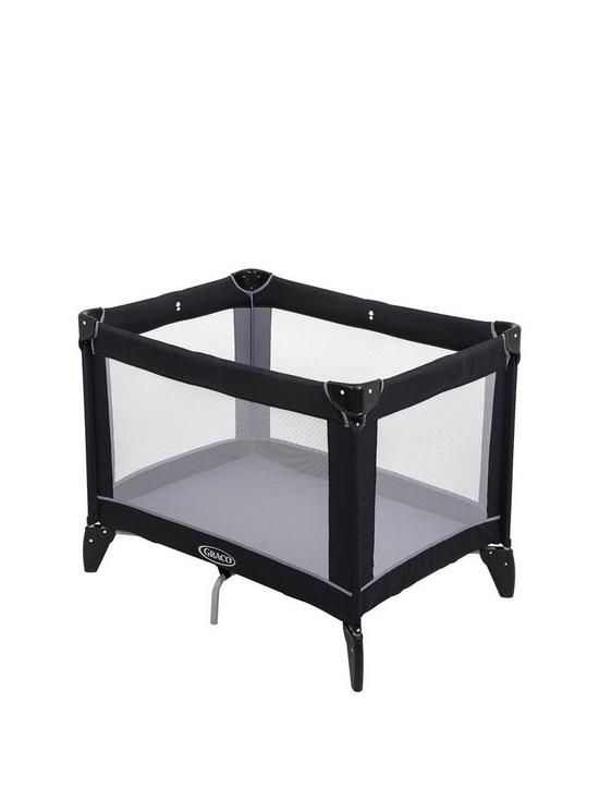 front image of graco-compact-travel-cot