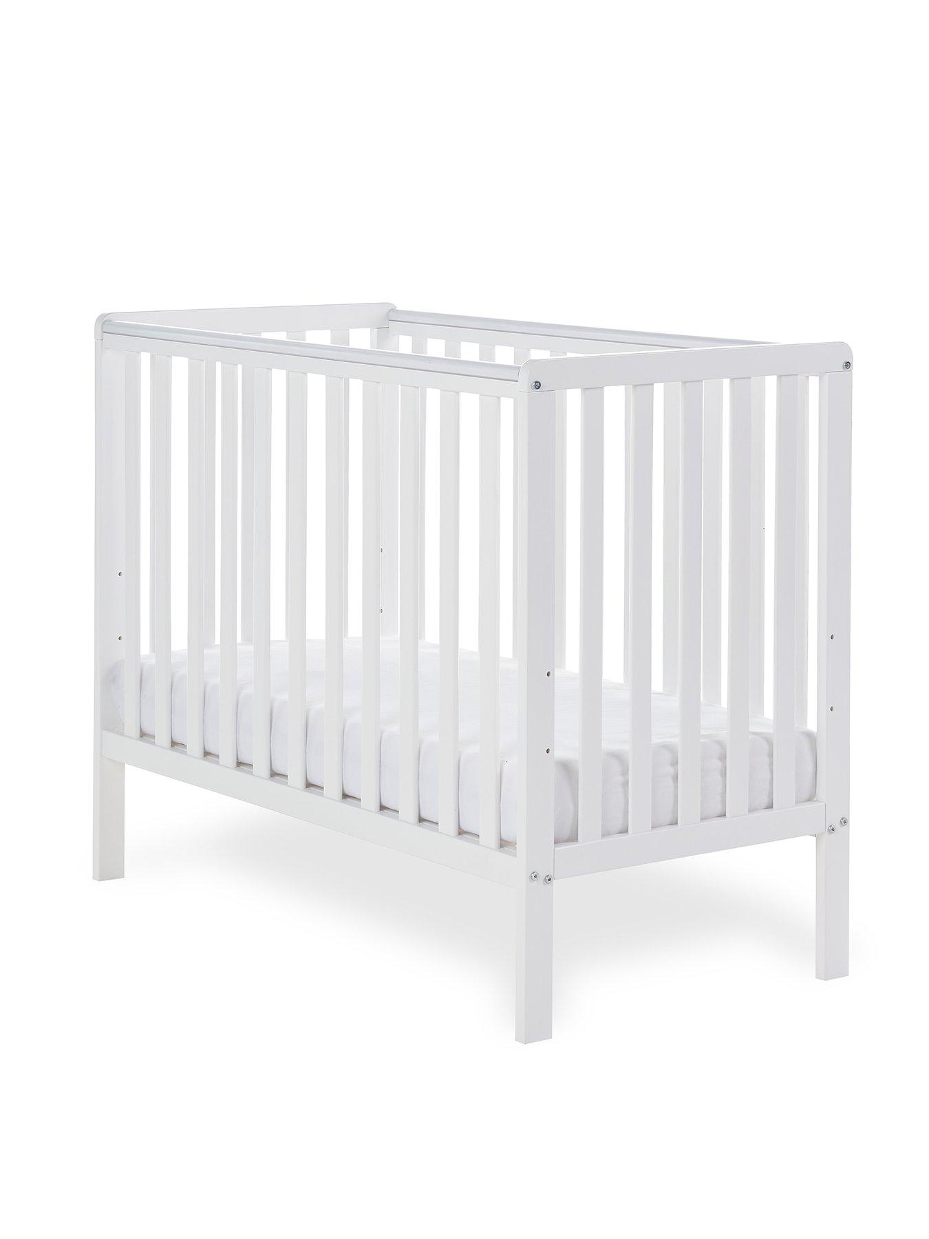 Image 1 of 5 of Obaby Bantam Space Saver Cot Bed &amp; Mattress