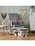  image of obaby-deluxe-recliner-nursery-chair-amp-stool