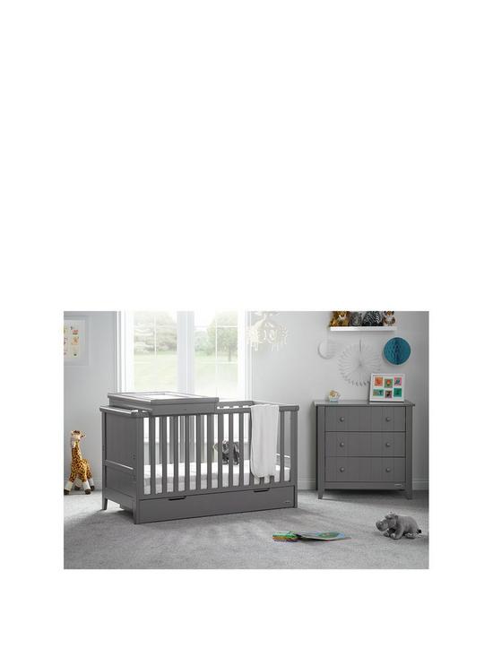front image of obaby-belton-2-piece-nursery-furniture-set