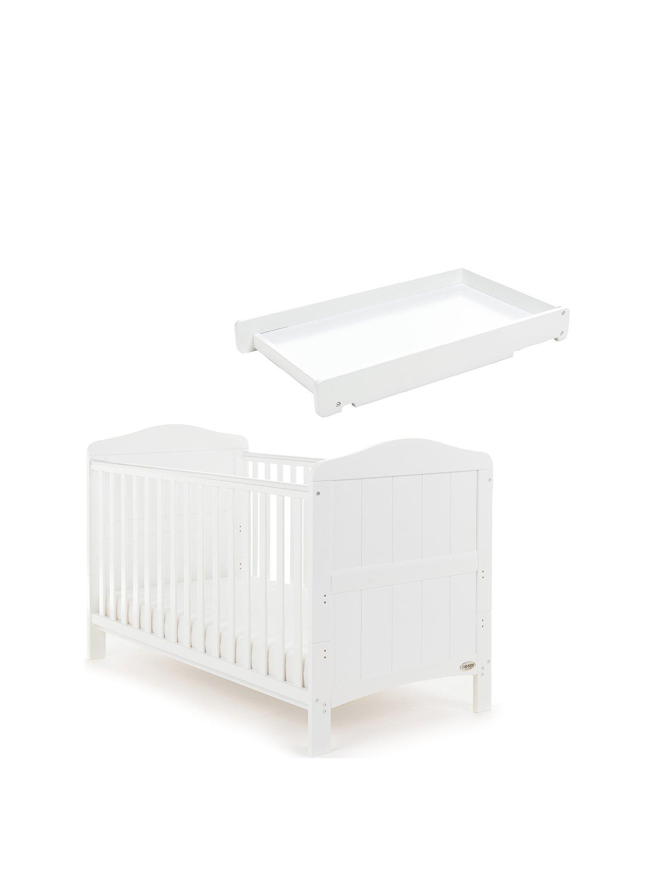 cot bed with cot top changer