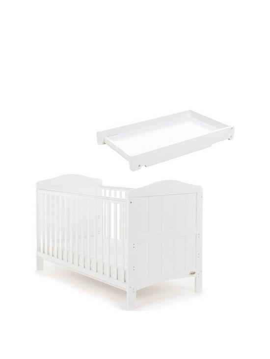 front image of obaby-whitby-cot-bed-amp-cot-top-changer
