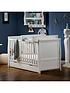  image of obaby-stamford-classic-sleigh-cot-bed-amp-cot-top-changer