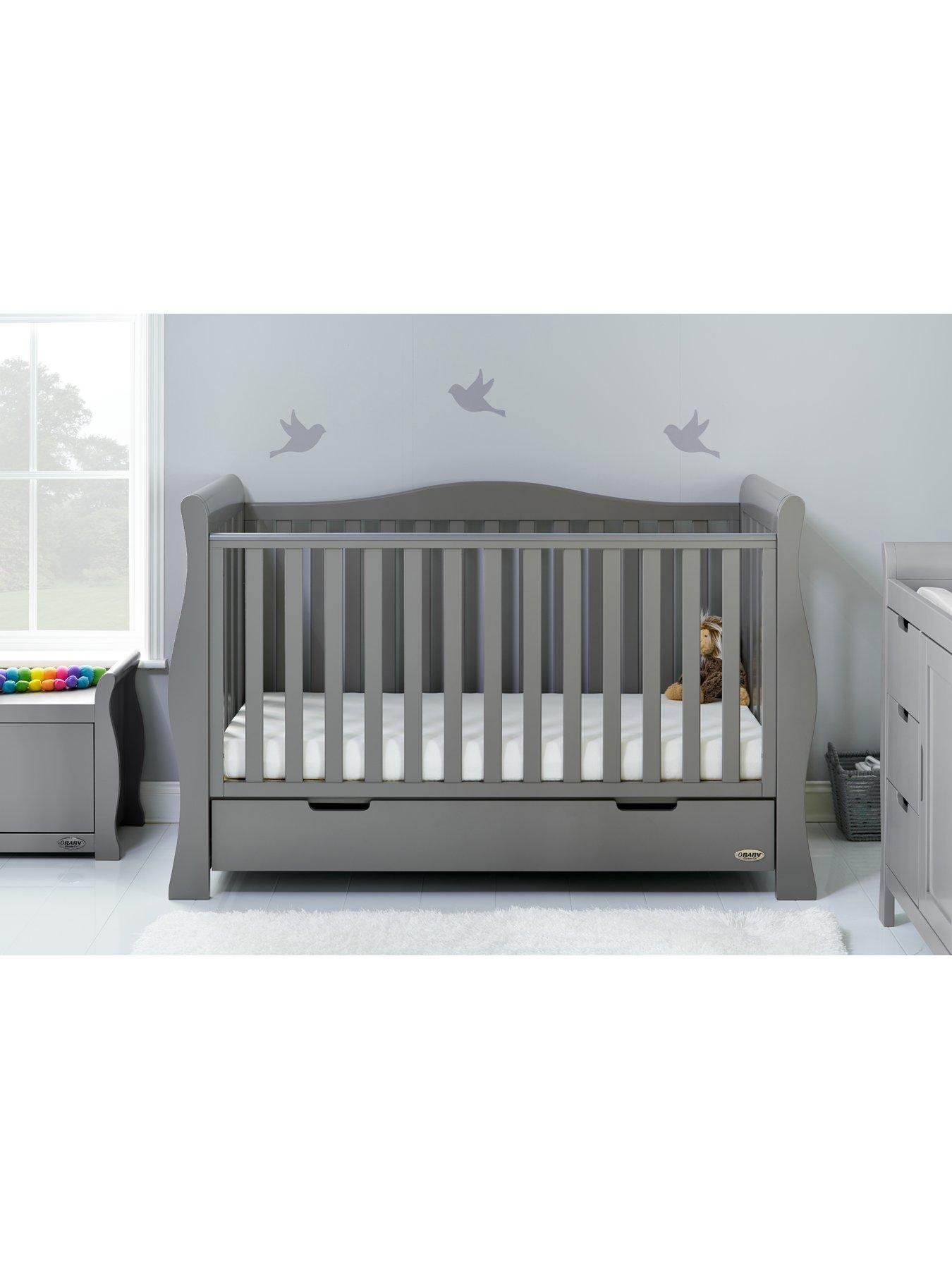 Obaby Stamford Luxe Sleigh 3 Piece Nursery Furniture Set