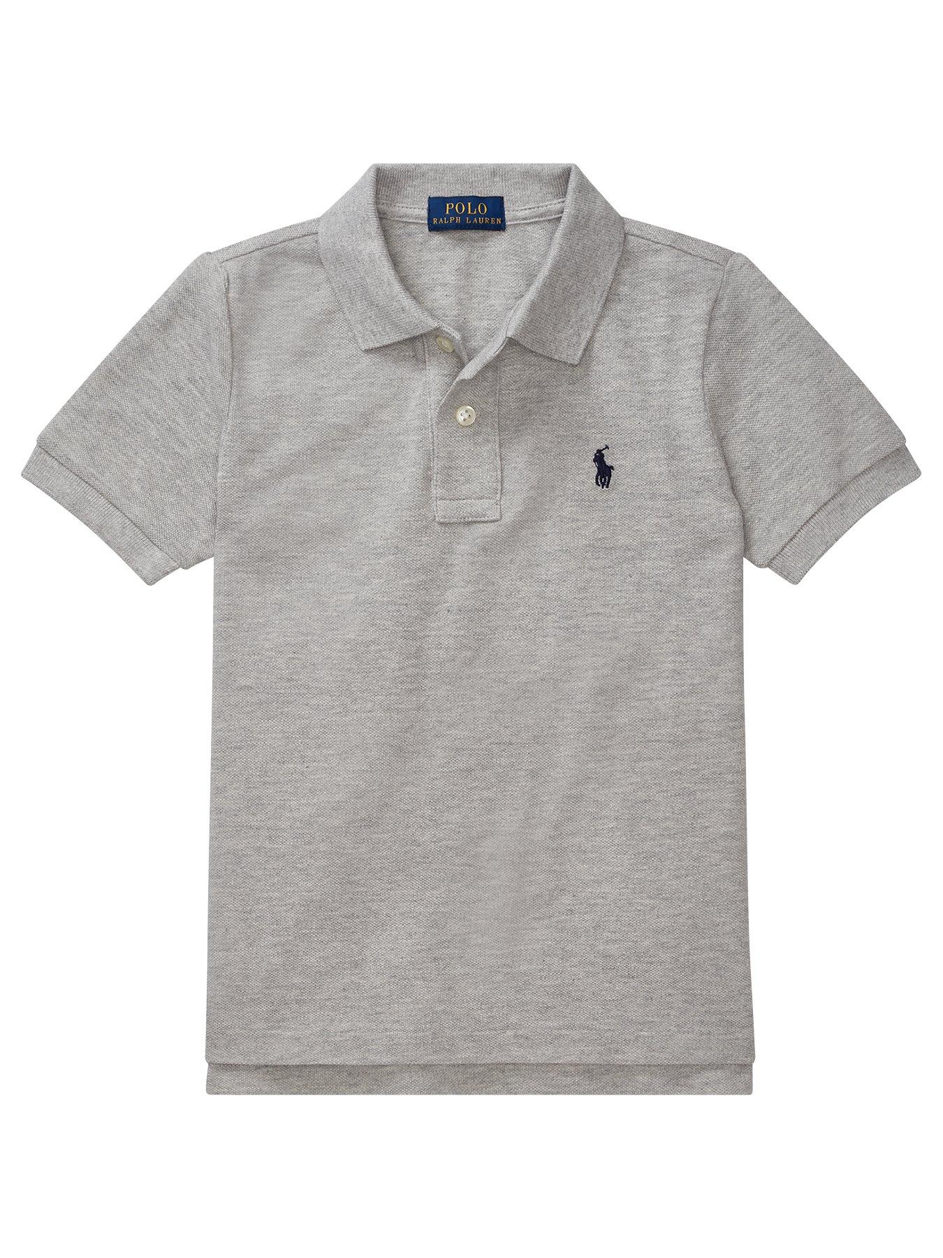 boys white ralph lauren tshirt