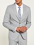  image of river-island-grey-textured-skinny-suit-jacket