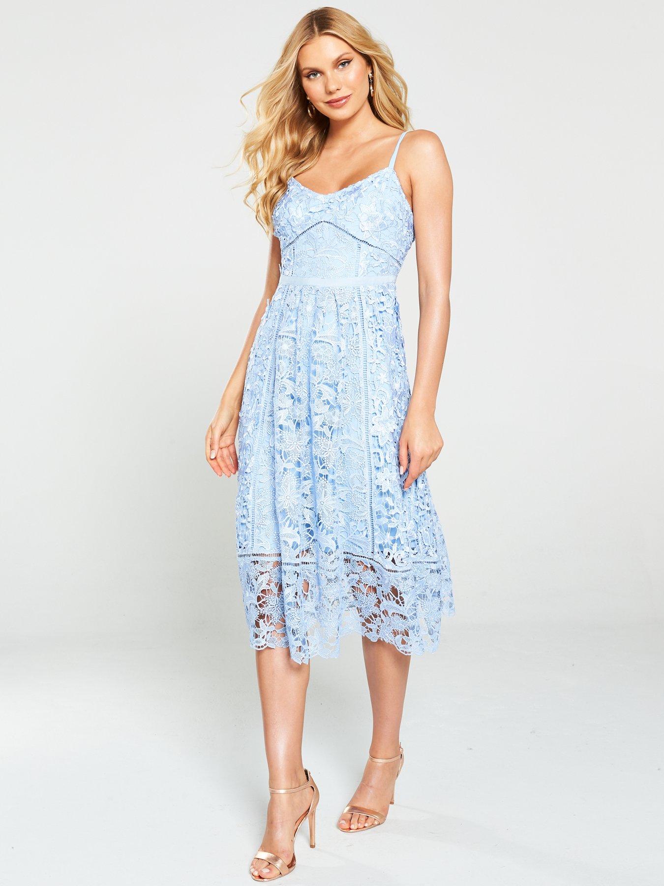 ted baker blue bodycon dress