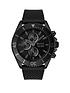  image of boss-ocean-edition-black-chronograph-dial-black-silicone-strap-mens-watch