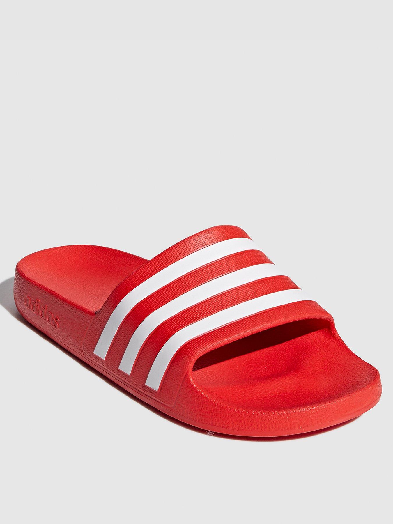 red and white slides