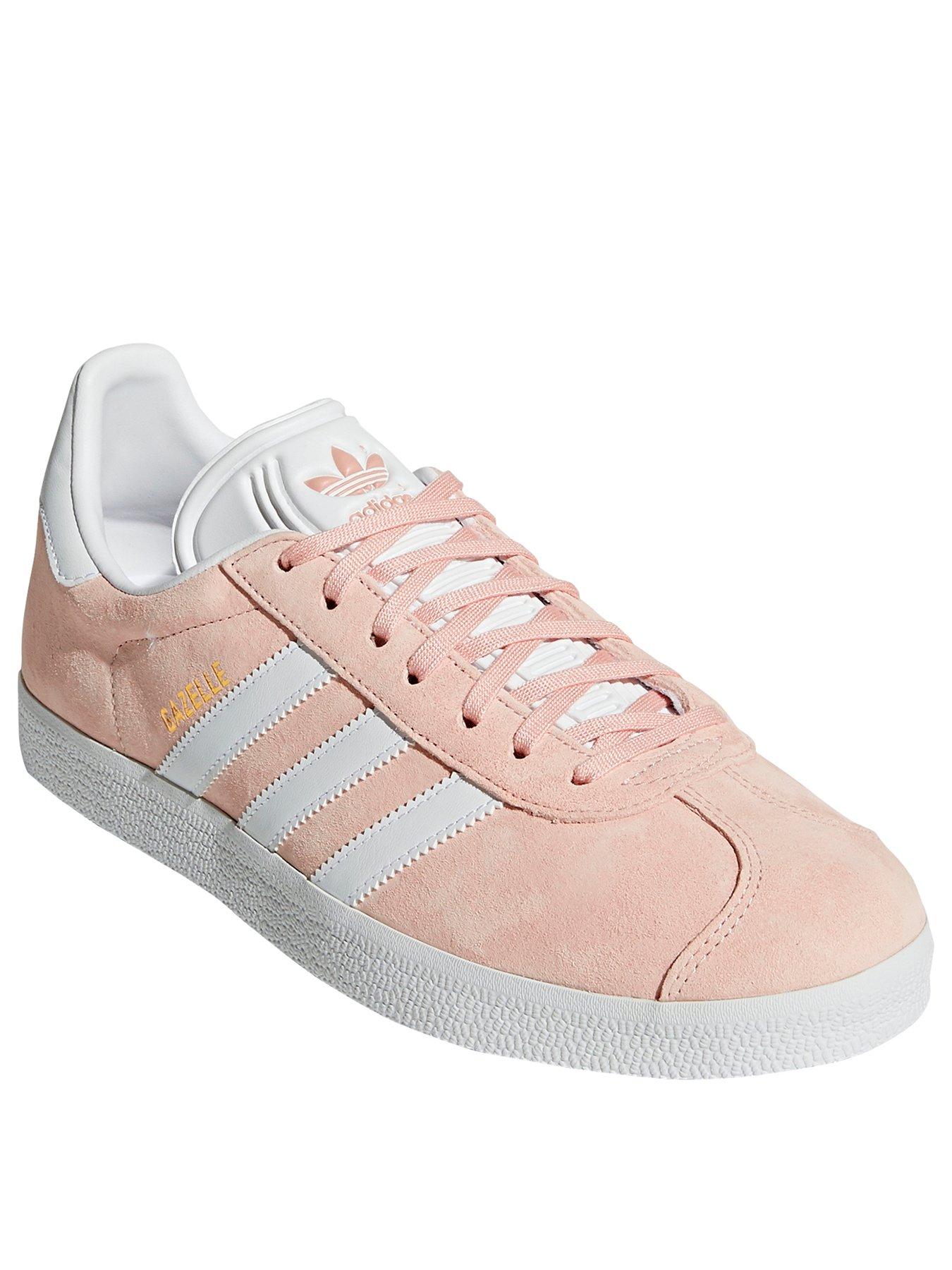 pink and white gazelle adidas