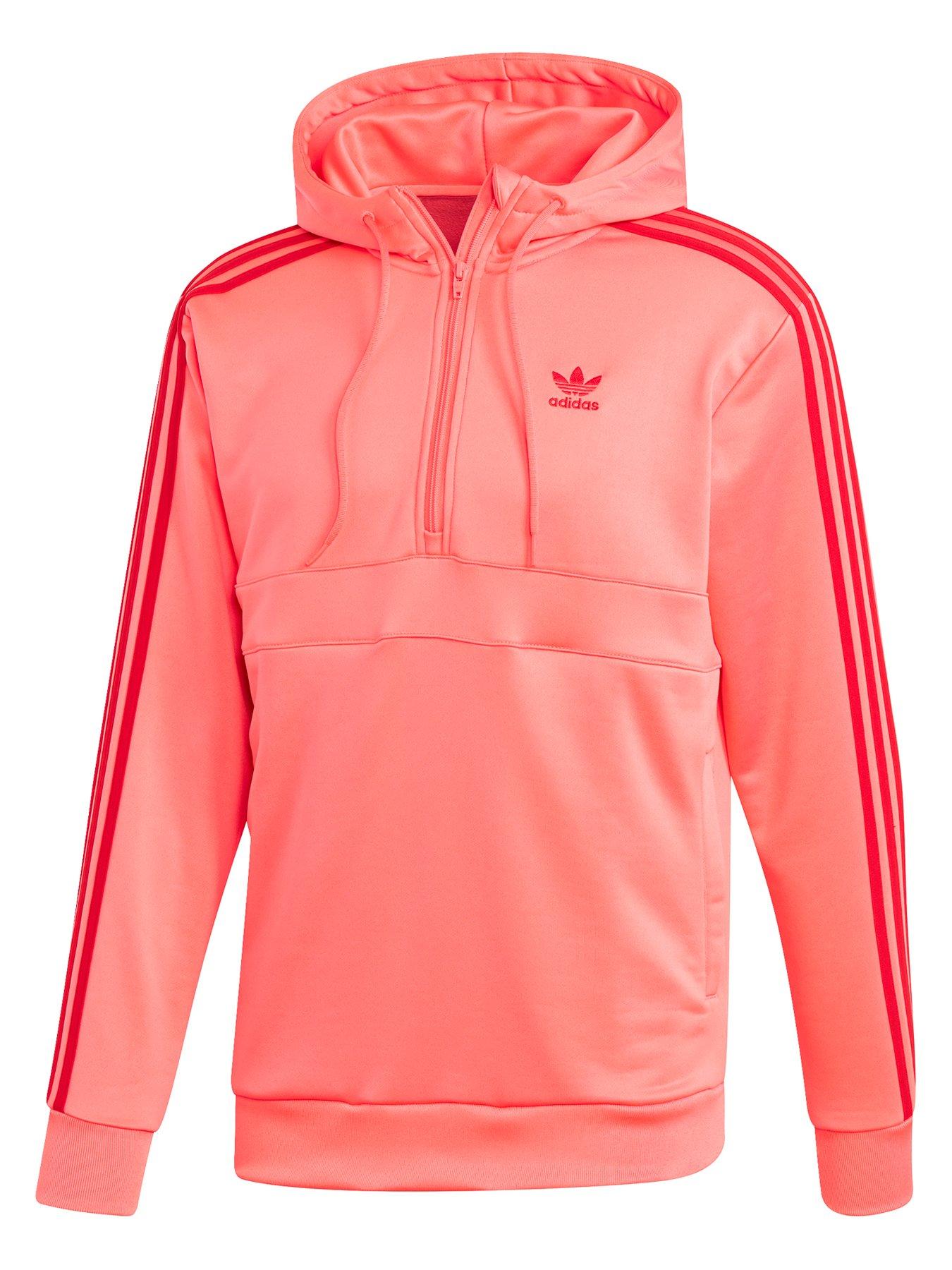 adidas originals half zip hoodie