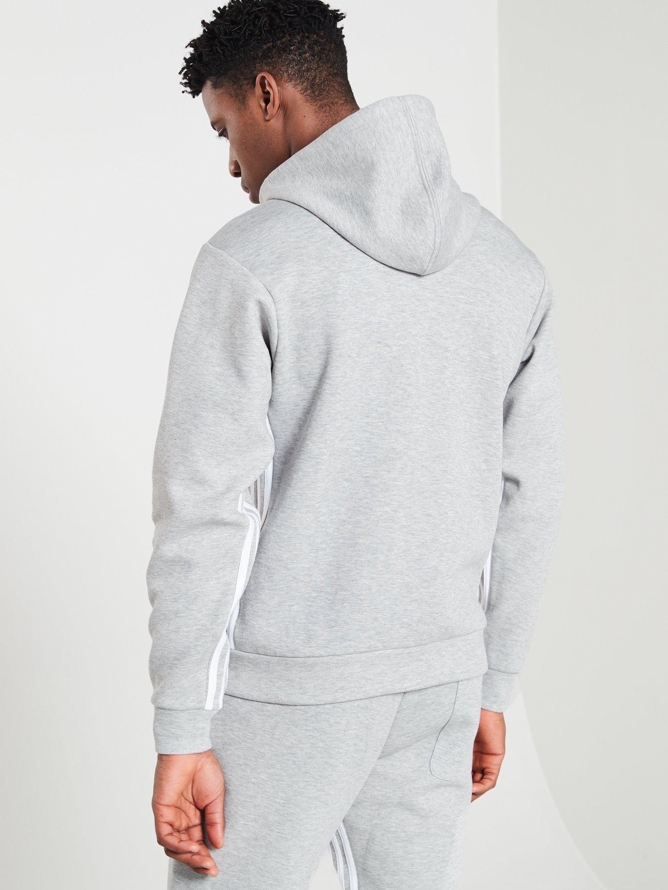 adidas side stripe hoodie