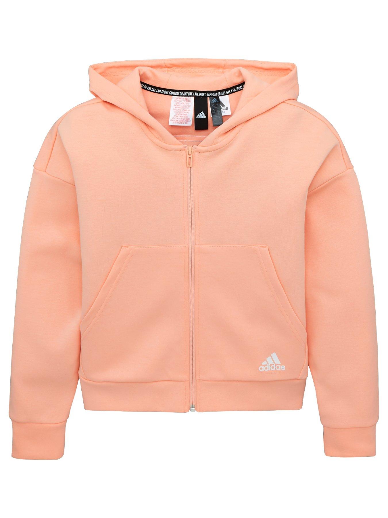 adidas youth zip hoodie