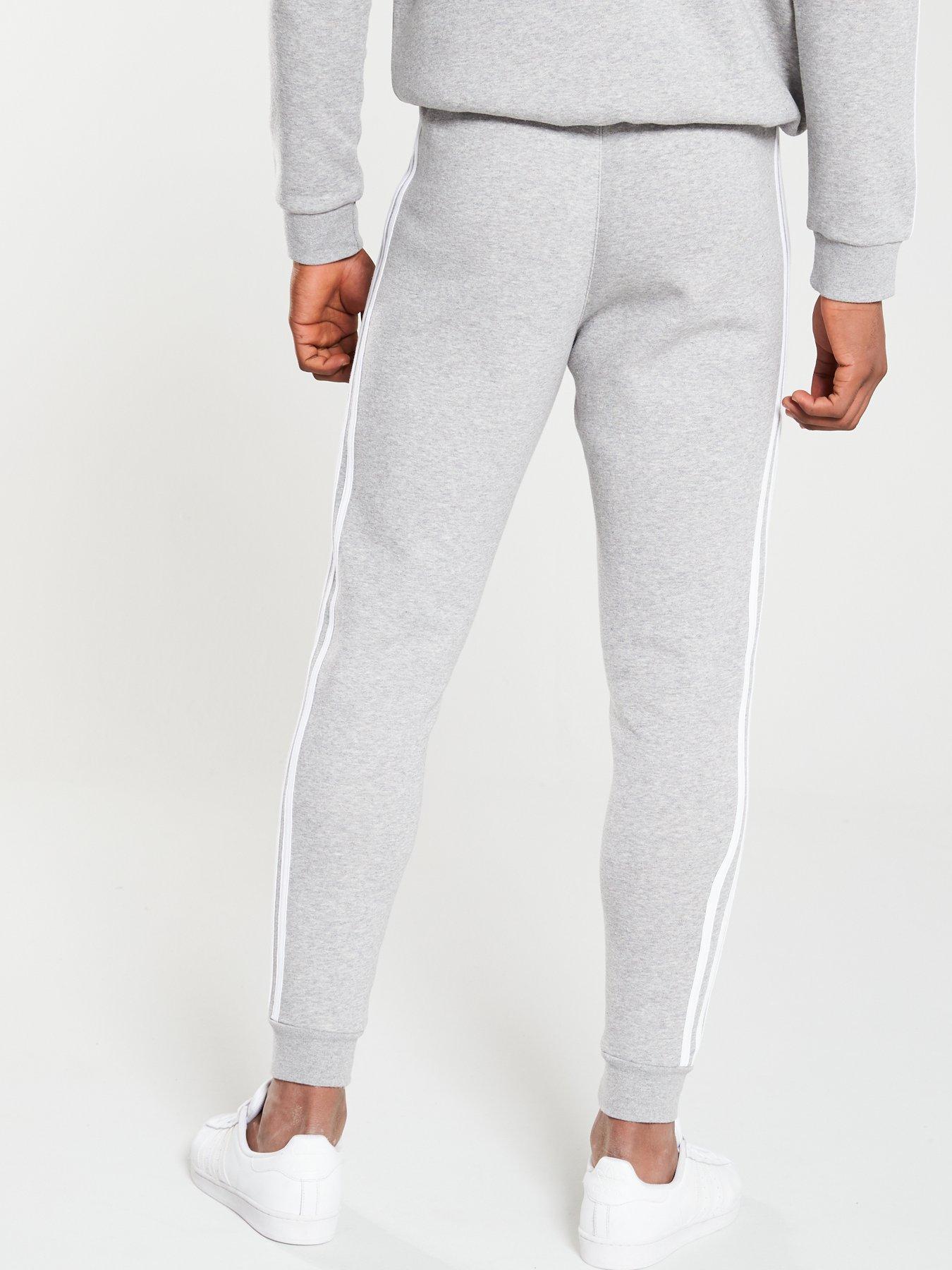 adidas grey three stripe pant