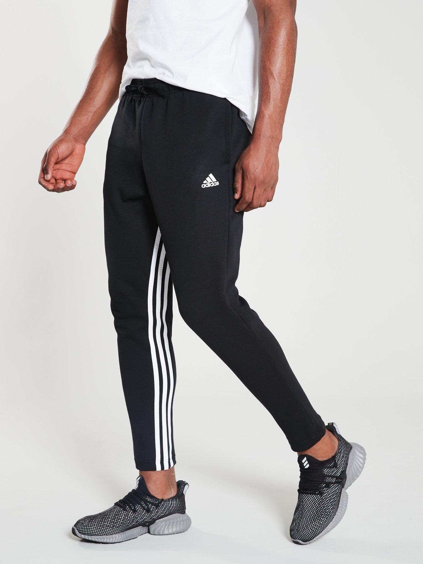 adidas pants with black stripes