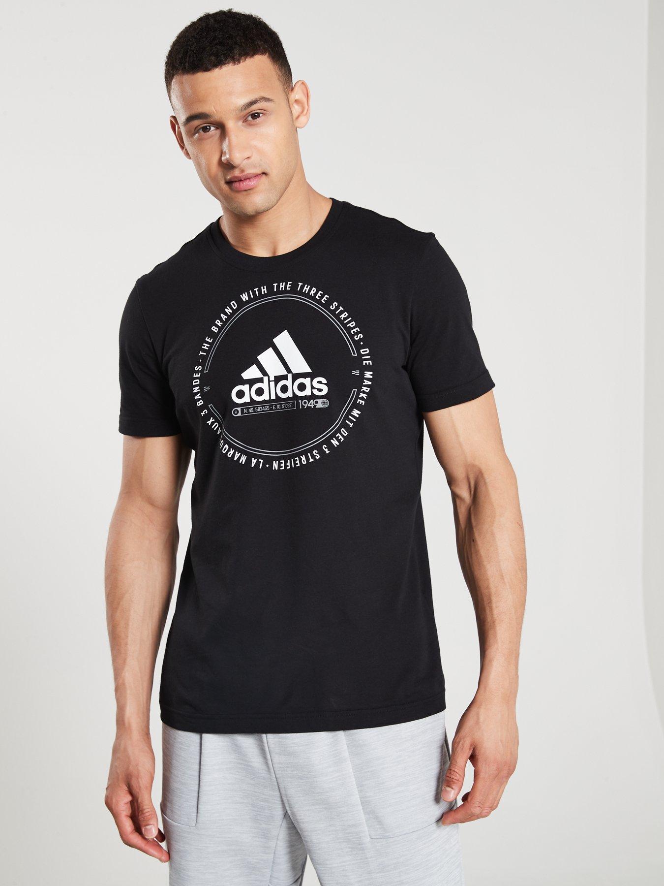 adidas emblem t shirt