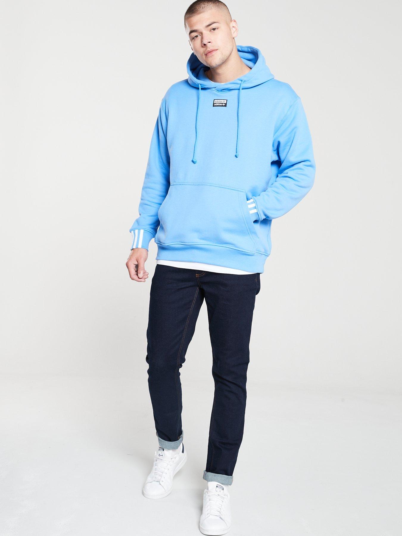 adidas ryv hoodie blue