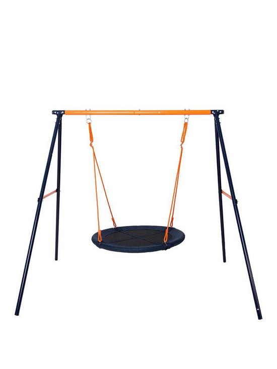 front image of hedstrom-fabric-nest-swing