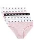  image of river-island-girls-5-pack-briefs-pink