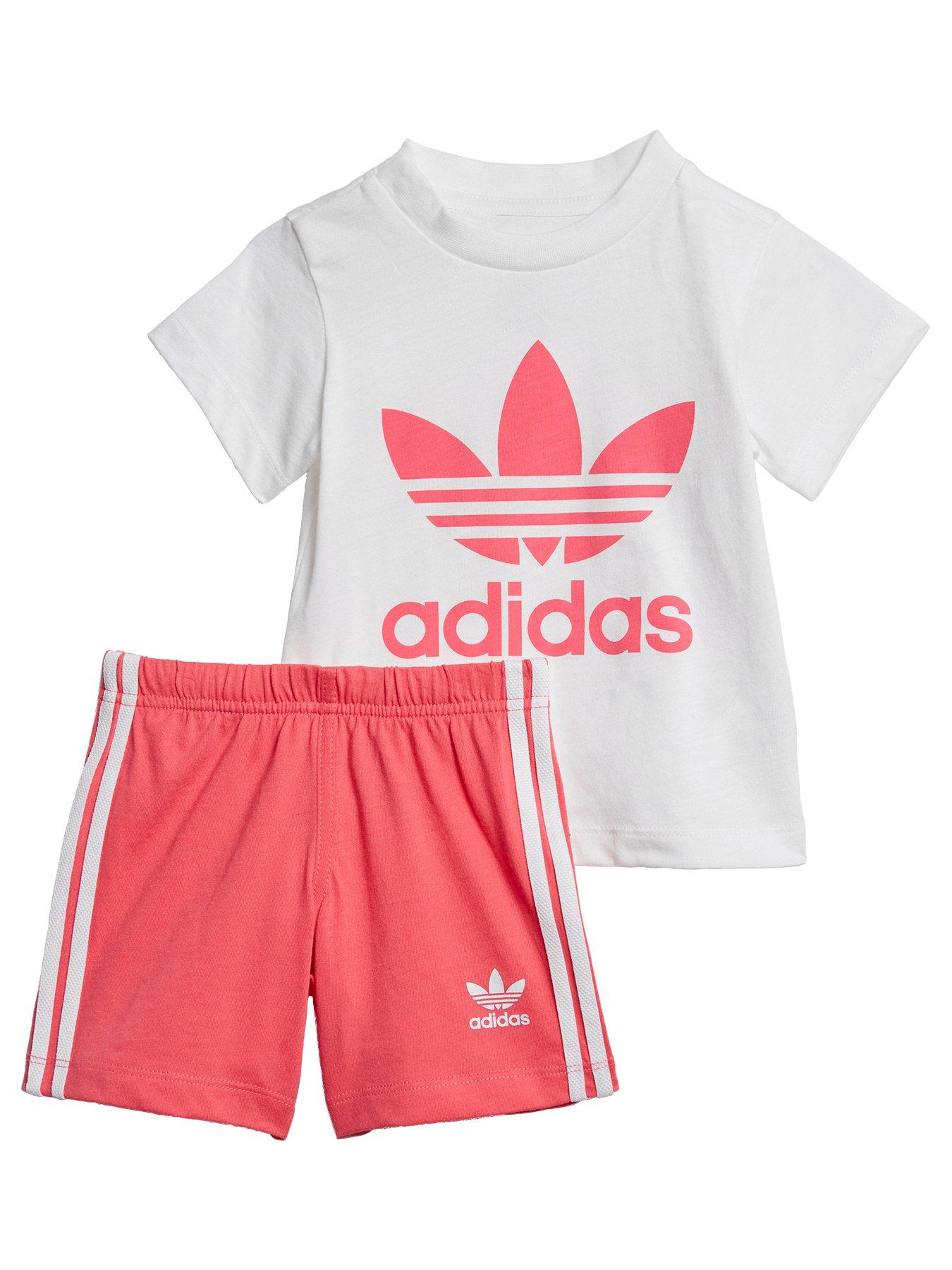 baby adidas shorts and shirt