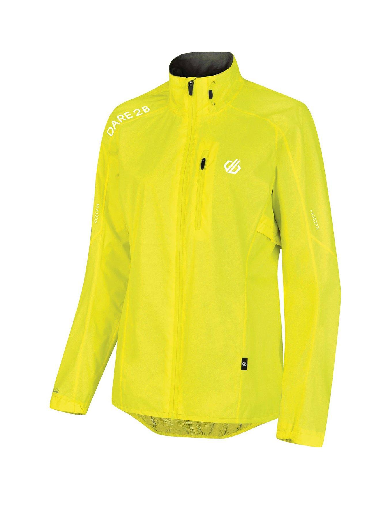 yellow cycling jacket women's