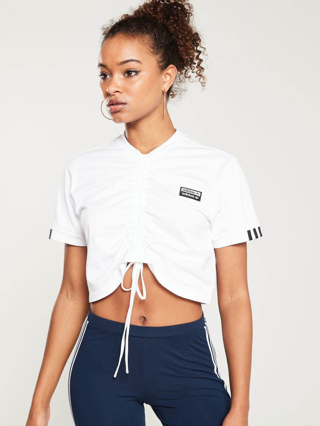 adidas ruched tee