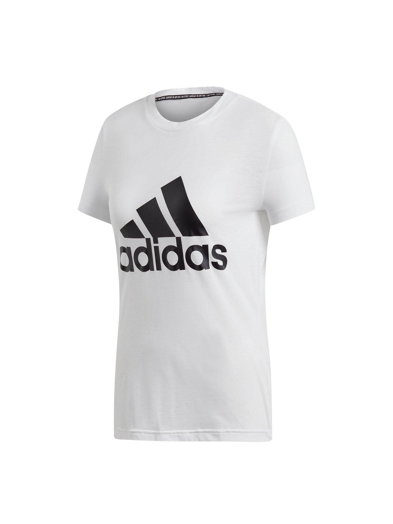 adidas big logo tee
