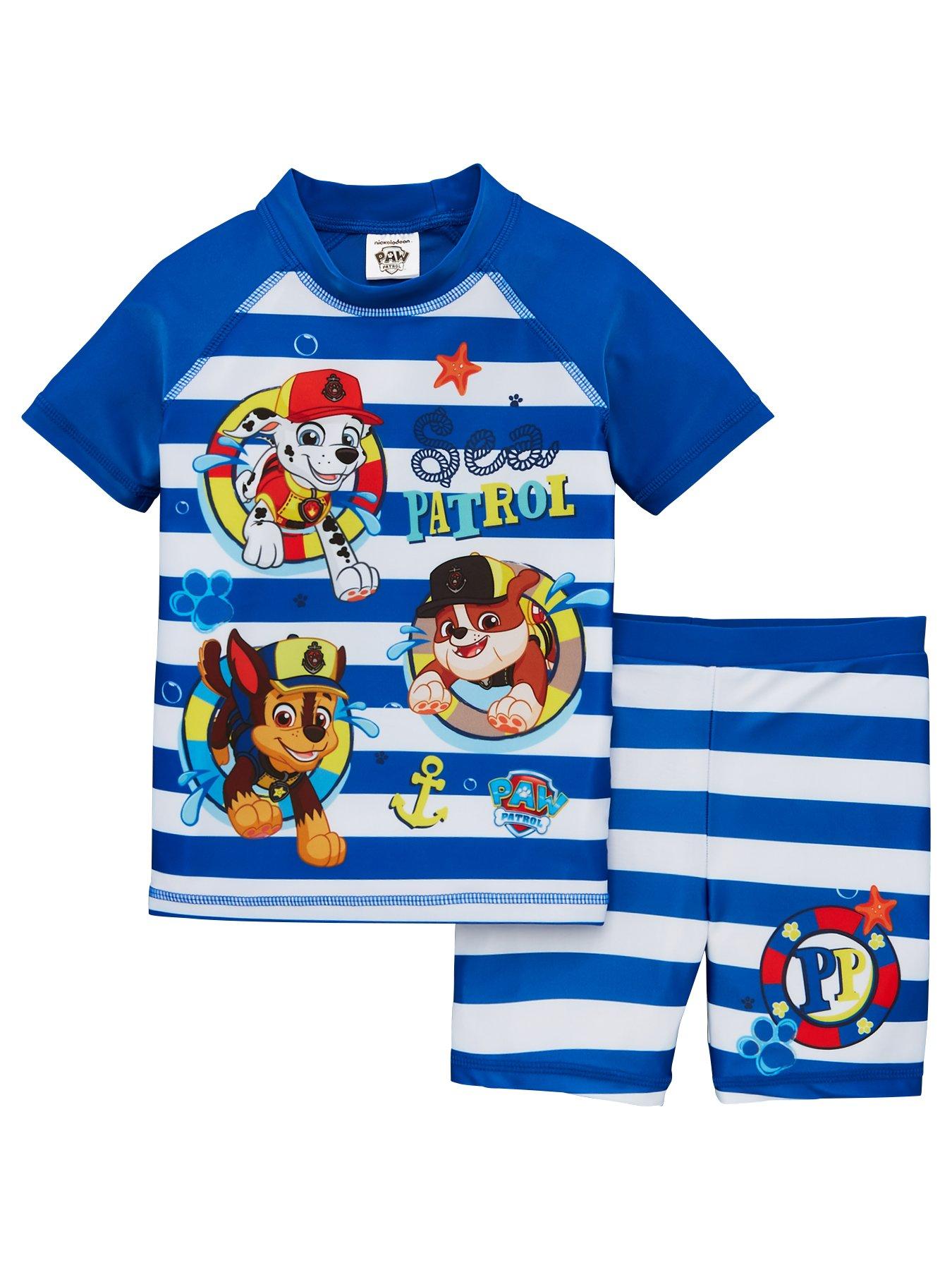 Boys Paw Patrol Swim SetPaw Patrol Swimming CostumePaw Patrol Bathers