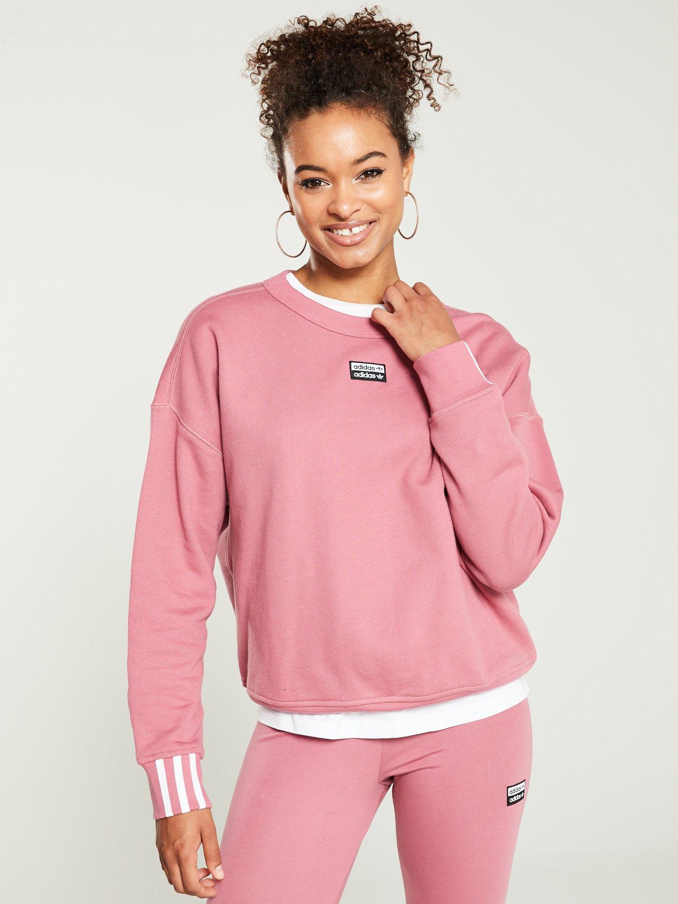 adidas dusty pink tracksuit