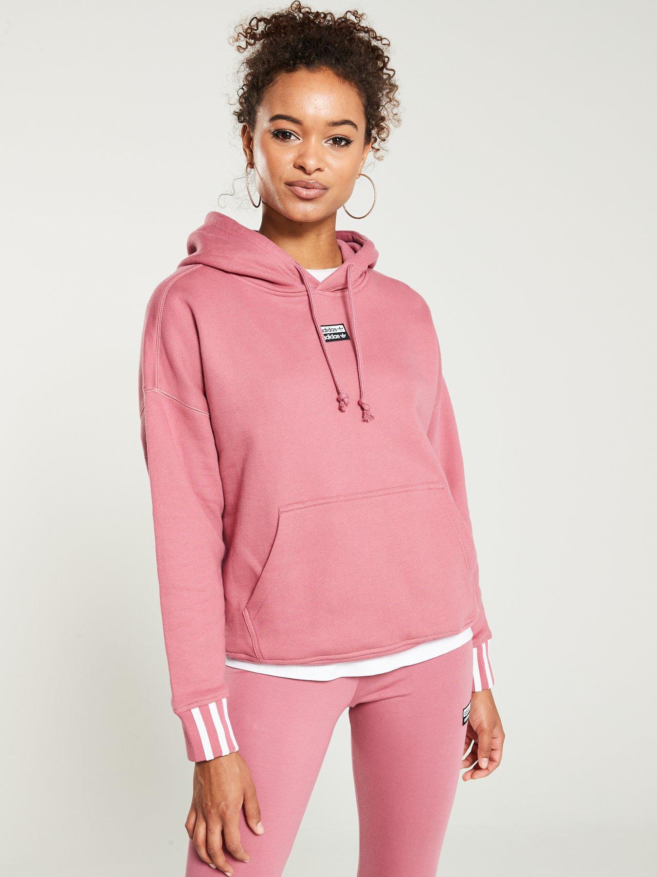 adidas originals ryv sweatshirt in pink