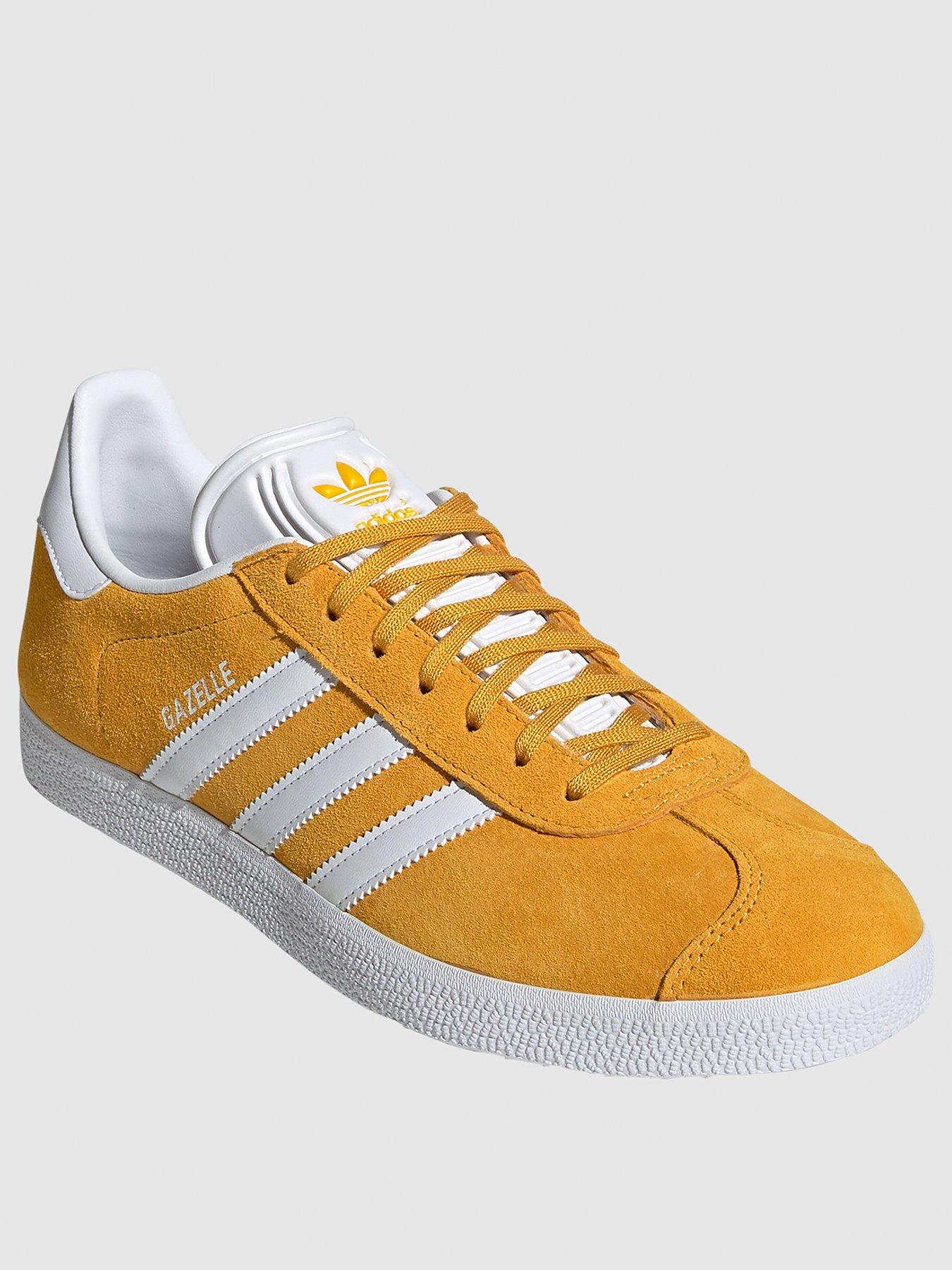 mustard adidas trainers
