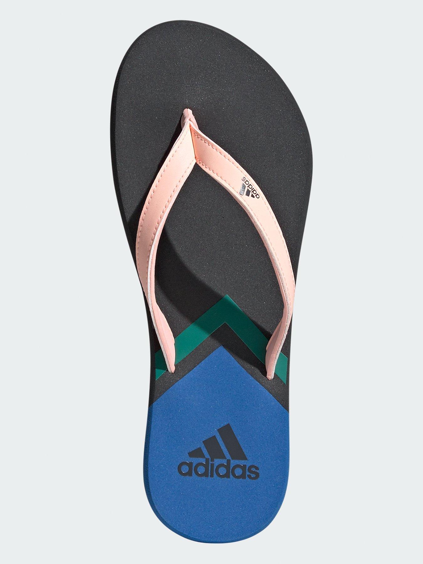 adidas camo flip flops