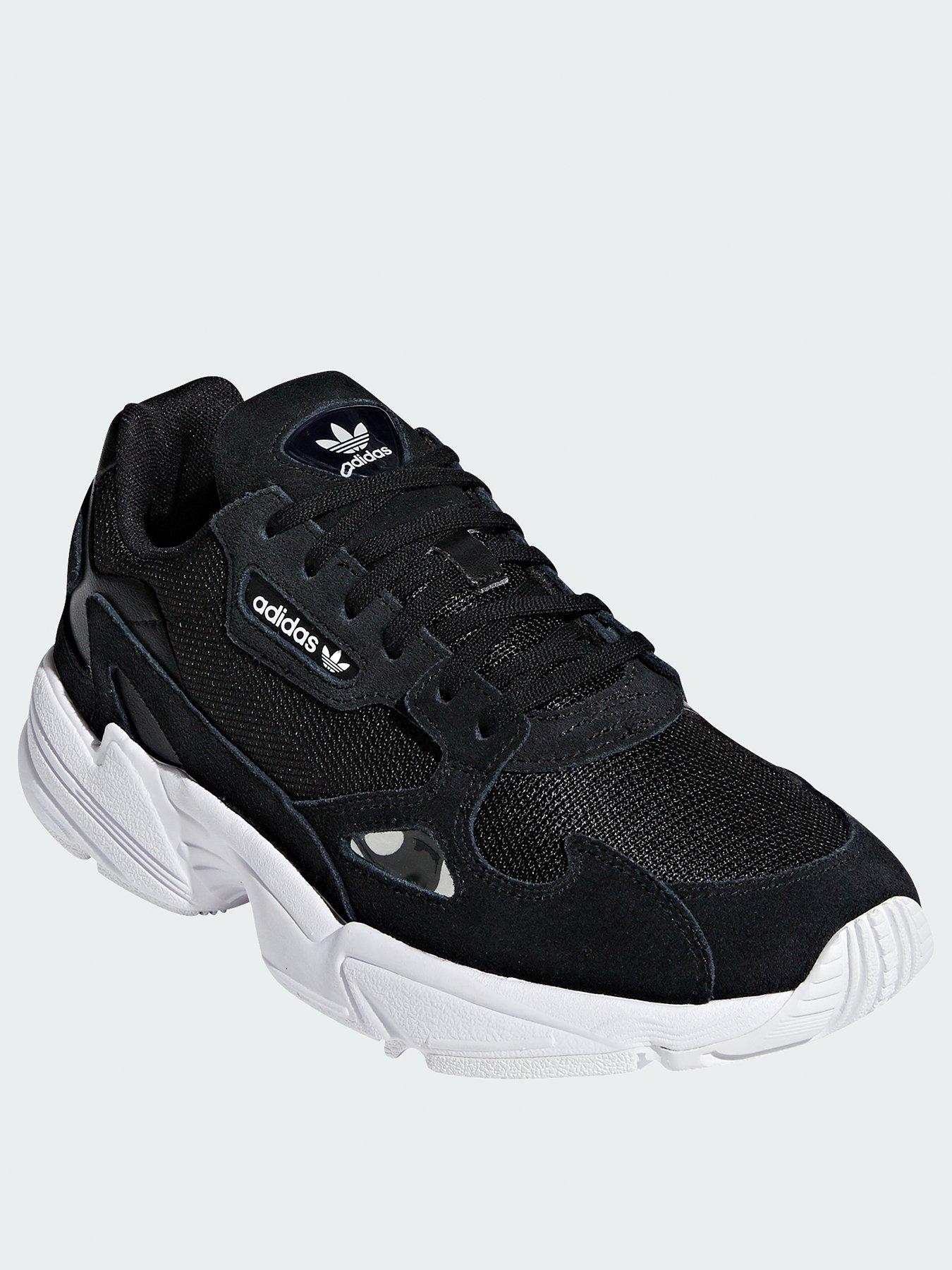 adidas Originals Falcon W - Black/White | littlewoods.com