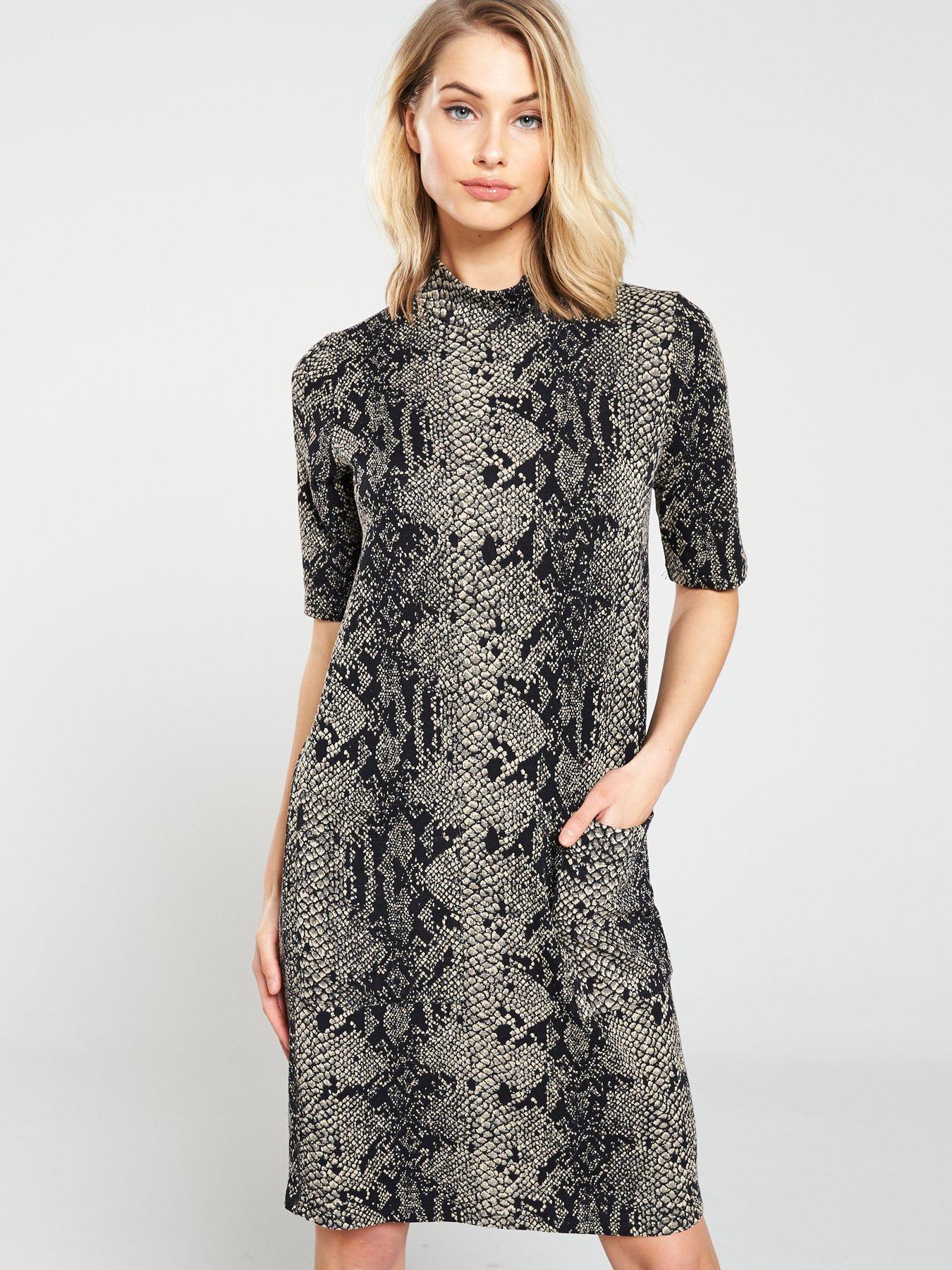 warehouse jersey dress