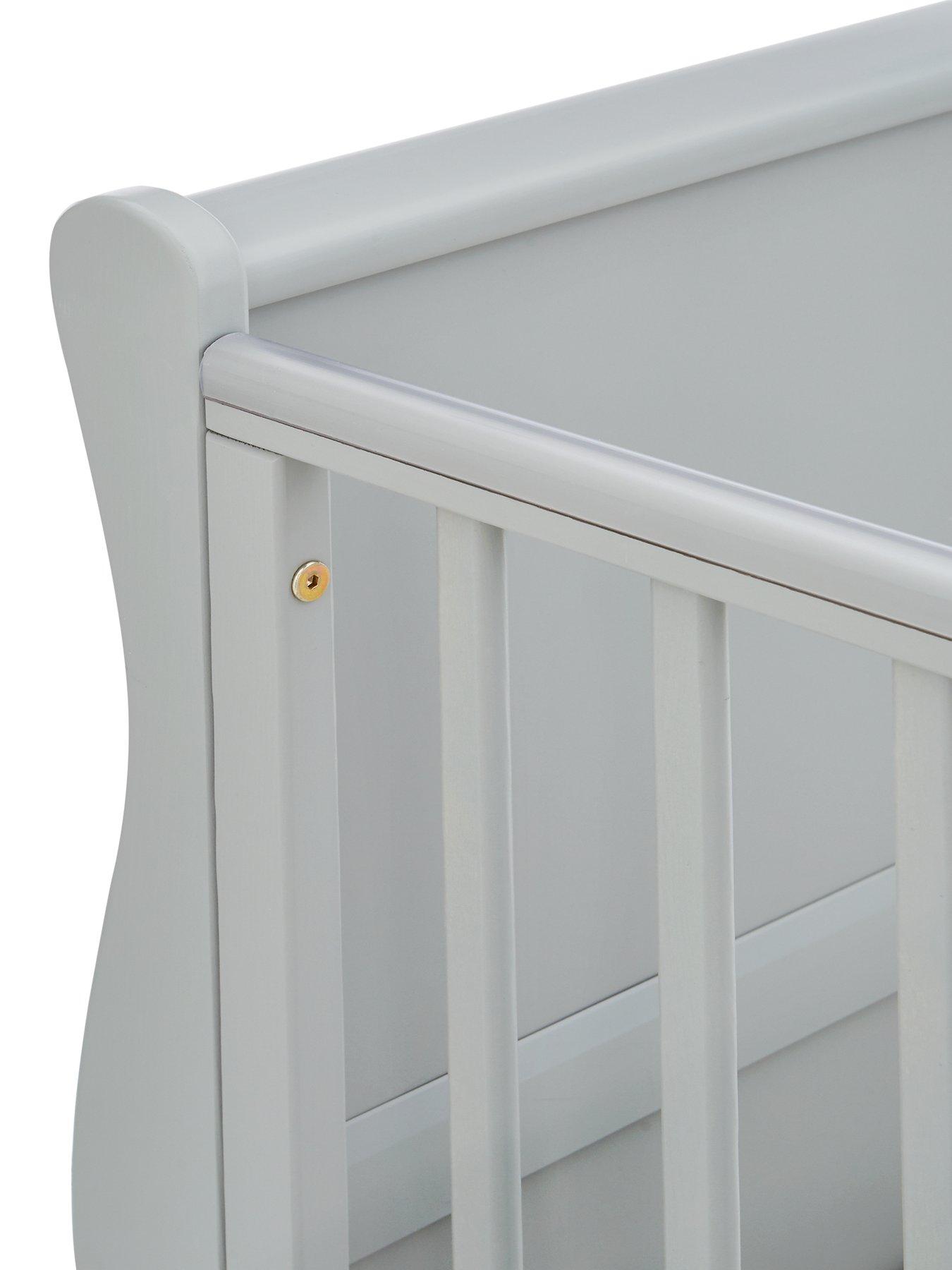 Image 5 of 5 of Little Acorns Space Saver Sleigh Cot &amp; Drawer