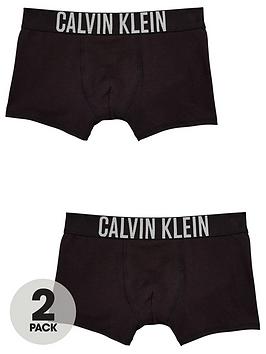 Calvin Klein Calvin Klein Boys 2 Pack Trunks - Black Picture