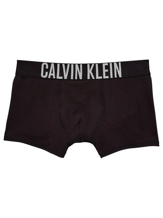 back image of calvin-klein-boys-2-pack-trunks-black