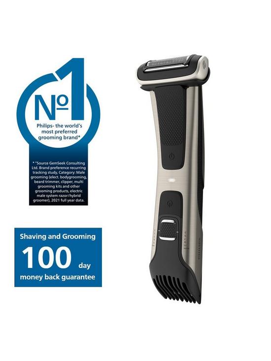 stillFront image of philips-series-7000-showerproof-body-groomer-and-trimmer-bg702513