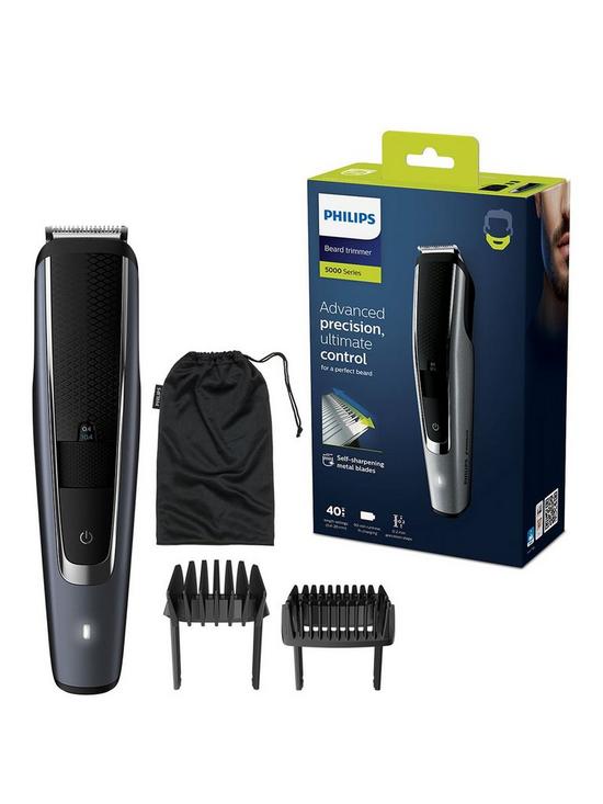 front image of philips-series-5000-beard-amp-stubble-trimmer-with-40-length-settings-bt550213