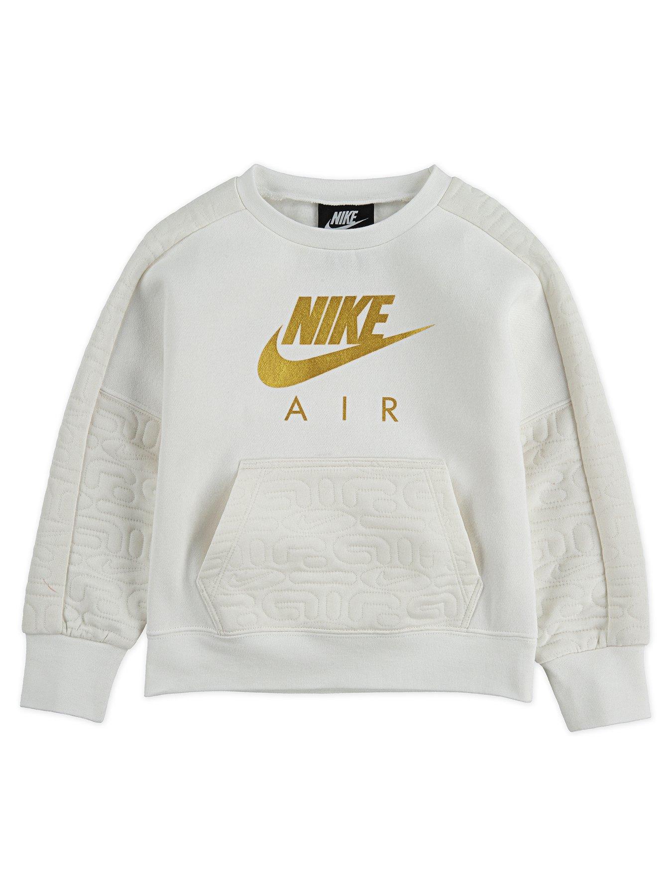 nike junior air crewneck sweatshirt