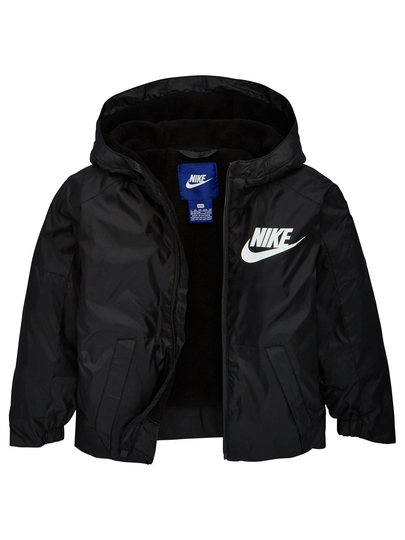 nike fleece lined jacket junior