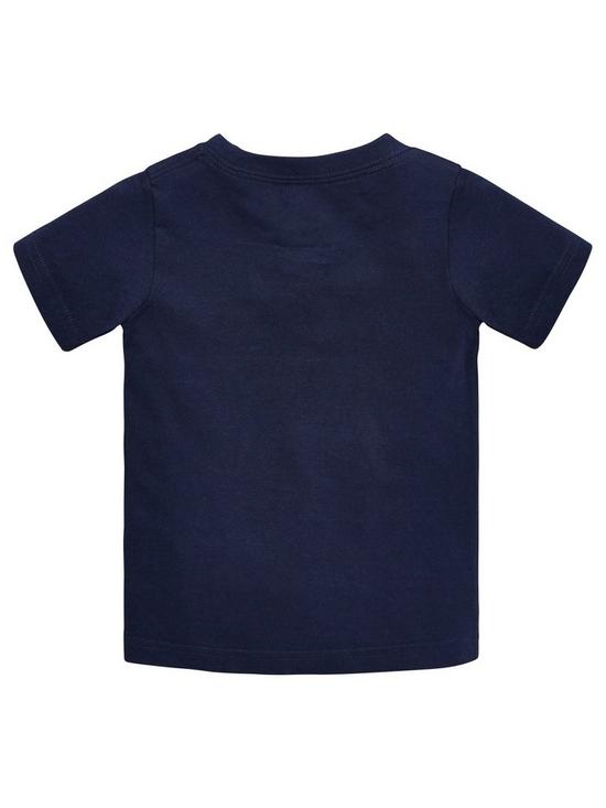 back image of nike-kids-boys-futura-t-shirt-ss-navy