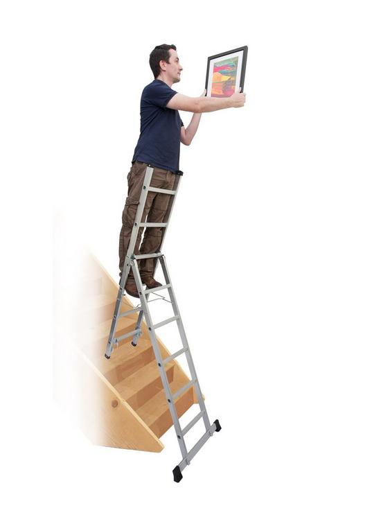 stillFront image of werner-3-in-1-combination-ladder