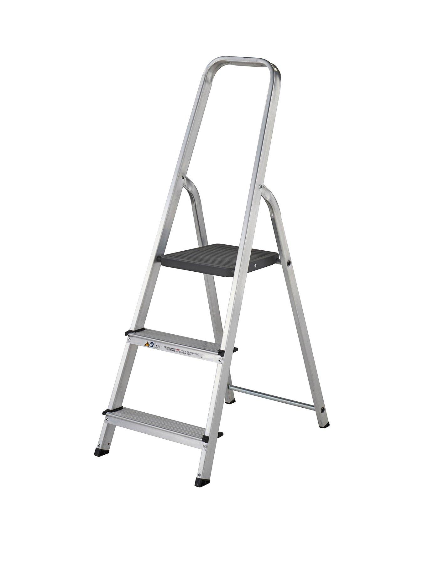 undefined High Handrail 3 Tread Stepladder